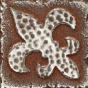 View Larger Image of Aged Iron Fleur de Lis MS10